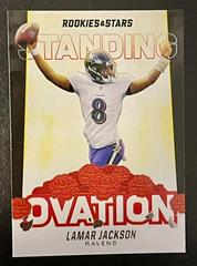 Lamar Jackson [Standing Ovation] Football Cards 2021 Panini Rookies and Stars Standing Ovation Prices