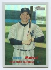 Hideki Matsui [Chrome Black Refractor] #21 Baseball Cards 2006 Topps Heritage Chrome Prices