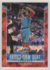 Paul George [Red Cracked Ice] Basketball Cards 2018 Panini Contenders Optic Front Row Seat Prices