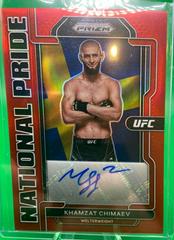 Khamzat Chimaev [Red] Ufc Cards 2022 Panini Chronicles UFC National Pride Signatures Prices