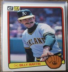Billy Martin Baseball Cards 1983 Donruss Prices