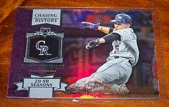 Carlos Gonzalez [Holofoil Silver] #CH-72 Baseball Cards 2013 Topps Chasing History Prices