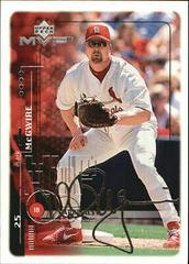 Mark McGwire [Silver Script] Baseball Cards 1999 Upper Deck MVP Prices