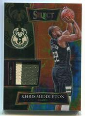 Khris Middleton [Tie Dye Prizm] Basketball Cards 2021 Panini Select Selective Swatches Prices