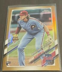 Alec Bohm [Gold Refractor] #USC17 Baseball Cards 2021 Topps Chrome Update Prices