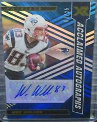 Wes Welker [Blue] Football Cards 2022 Panini XR Acclaimed Autographs Prices
