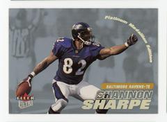 Shannon Sharpe [Platinum Medallion] #132P Football Cards 2001 Ultra Prices