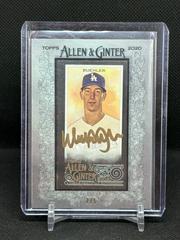 Walker Buehler [X Black Frame] #MA-WB Baseball Cards 2020 Topps Allen & Ginter Mini Autographs Prices