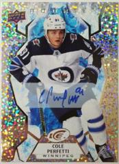 Cole Perfetti [Red Autograph] #104 Hockey Cards 2021 Upper Deck Ice Prices