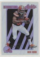 Nick Chubb #NC Football Cards 2018 Panini Absolute Introductions Prices