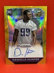 Danielle Hunter [Gold Prizm] #RS-DH Football Cards 2015 Panini Prizm Rookie Signatures Prices