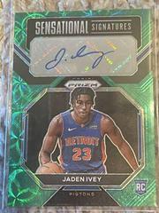 Jaden Ivey [Choice Green] #SS-JI Basketball Cards 2022 Panini Prizm Sensational Signatures Prices