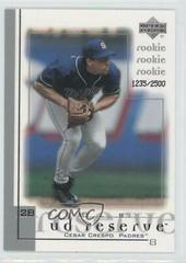 Cesar Crespo #202 Baseball Cards 2001 Upper Deck Reserve Prices