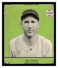 Jim Tobin [Green Background] #30 Baseball Cards 1941 Goudey Prices
