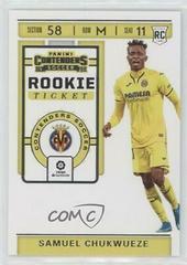 Samuel Chukwueze Soccer Cards 2019 Panini Chronicles Contenders Rookie Ticket Prices
