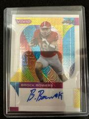 Brock Bowers [Mojo White] #BA-BB2 Football Cards 2023 Leaf Vivid Autographs Prices