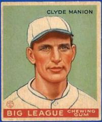 Clyde Manion #35 Baseball Cards 1934 World Wide Gum Prices