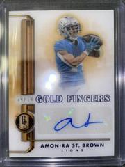 Amon Ra St. Brown [Sapphire] #GF-AR Football Cards 2023 Panini Gold Standard Fingers Autographs Prices