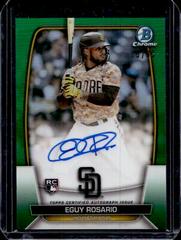 Eguy Rosario [Green] Baseball Cards 2023 Bowman Chrome Rookie Autographs Prices