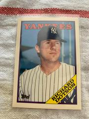 Richard Dotson #35T Baseball Cards 1988 Topps Traded Tiffany Prices