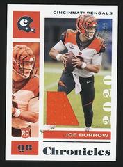 Joe Burrow [Jersey] #19 Football Cards 2020 Panini Chronicles Prices
