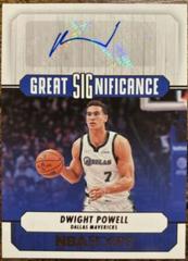 Dwight Powell #GS-DWP Basketball Cards 2022 Panini Hoops Great SIGnificance Autographs Prices