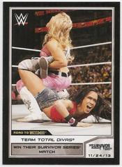 Team Total Divas Wrestling Cards 2014 Topps WWE Road to Wrestlemania Prices