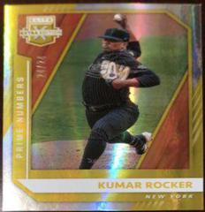 Kumar Rocker [Prime Numbers Gold] #102 Baseball Cards 2021 Panini Elite Extra Edition Prices