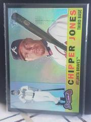 Chipper Jones [Black Border Refractor] Baseball Cards 2009 Topps Heritage Chrome Prices