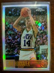 Jeff Hornacek [Refractor] #9 Basketball Cards 1996 Topps Chrome Prices