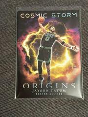 Jayson Tatum [Gold] #9 Basketball Cards 2023 Panini Origins Cosmic Storm Prices