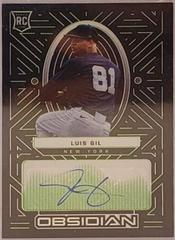 Luis Gil [Green] #OA-LG Baseball Cards 2022 Panini Chronicles Obsidian Autographs Prices