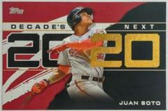 Juan Soto [Red] Baseball Cards 2020 Topps Decade's Next Prices
