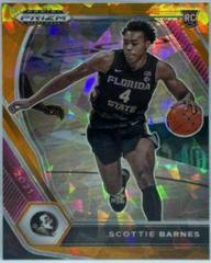 Scottie Barnes [Orange Ice Prizm] Basketball Cards 2021 Panini Prizm Draft Picks Prices