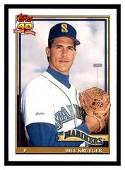 Bill Krueger #70T Baseball Cards 1991 Topps Traded Prices