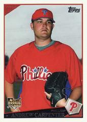 Andrew Carpenter #12 Baseball Cards 2009 Topps Prices