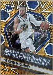 Stephen Curry [Gold] #3 Basketball Cards 2022 Panini Mosaic Breakaway Prices