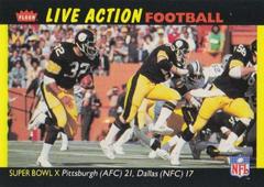 Super Bowl X [Pittsburgh vs. Dallas] Football Cards 1987 Fleer Team Action Prices