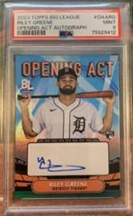 Riley Greene [Blue] #OAA-RG Baseball Cards 2023 Topps Big League Opening Act Autographs Prices
