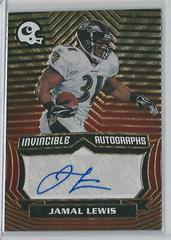 Jamal Lewis [Red] #INV-JLE Football Cards 2021 Panini Chronicles Invincible Autographs Prices
