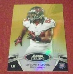 Lavonte David [Gold Refractor] Football Cards 2012 Bowman Sterling Prices