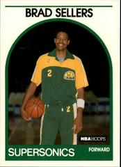 Brad Sellers #348 Basketball Cards 1989 Hoops Prices