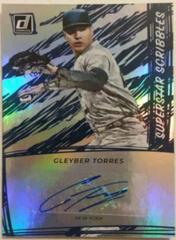 Gleyber Torres Baseball Cards 2022 Panini Donruss Superstar Scribbles Autographs Prices