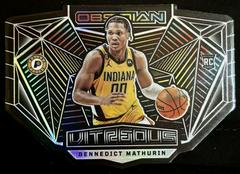 Bennedict Mathurin #5 Basketball Cards 2022 Panini Obsidian Vitreous Prices