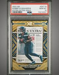 Kenneth Walker III [Gold] #EXT-10 Football Cards 2022 Panini XR Extra Prices
