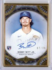 Bobby Witt Jr. #TCA-BWJ Baseball Cards 2022 Topps Transcendent Collection Autographs Prices