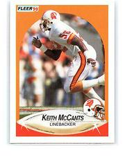 Keith McCants Football Cards 1990 Fleer Update Prices