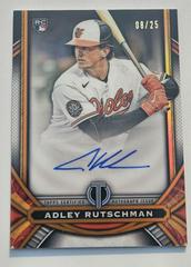Adley Rutschman [Orange] #TA-ARU Baseball Cards 2023 Topps Tribute Autographs Prices