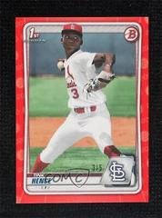 Tink Hence [Red] #BD-86 Baseball Cards 2020 Bowman Draft Prices