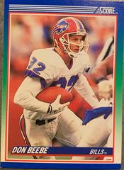 Don Beebe Football Cards 1990 Panini Score Prices